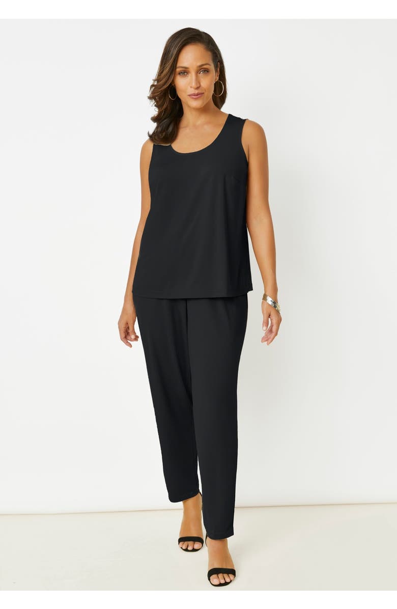 Jessica London Stretch Knit 4-Piece Wardrober, Alternate, color, Black