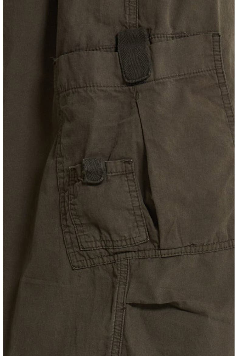 Cotton Cargo Parachute Pants, Alternate, color, KHAKI