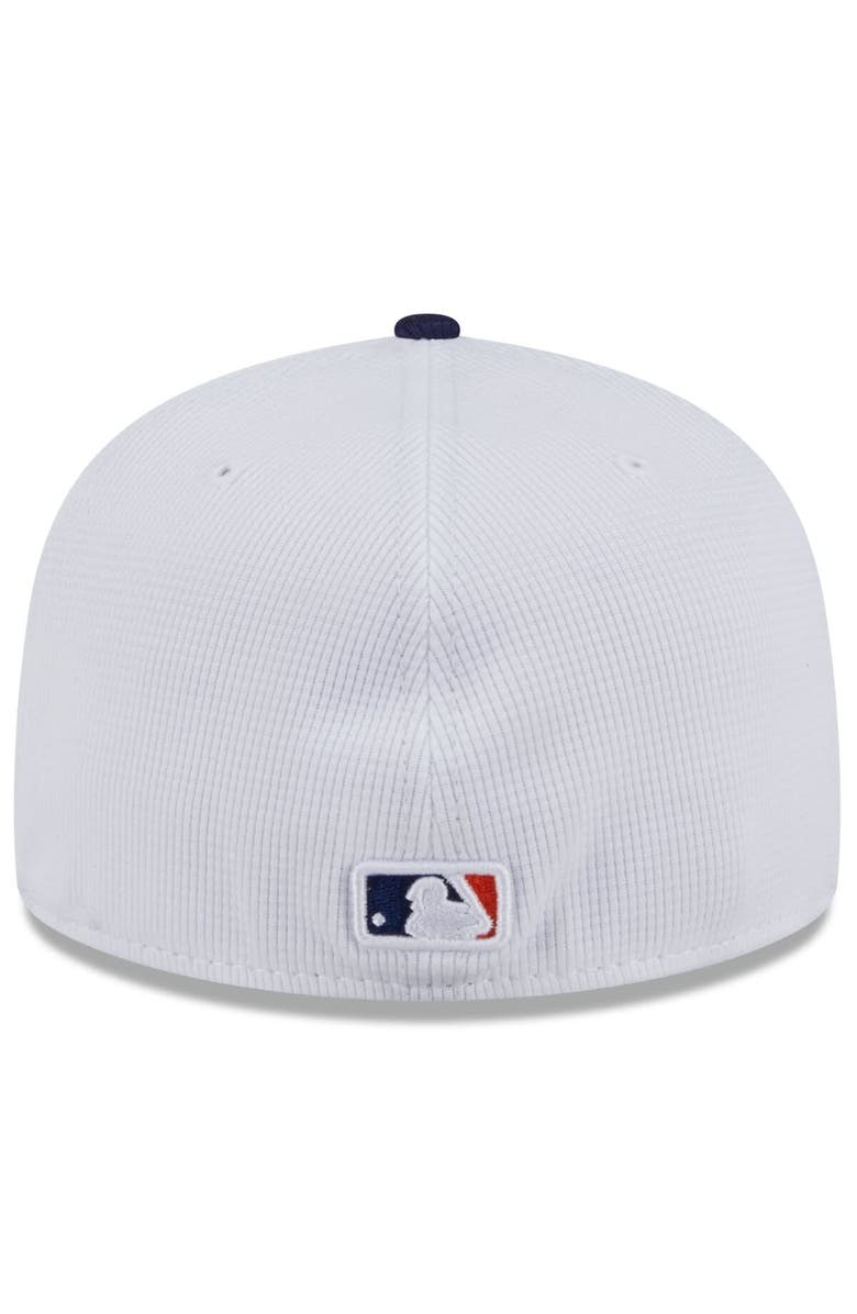 New Era Men's New Era White/Navy Houston Astros 2025 City Connect Batting Practice 59FIFTY Fitted Hat, Alternate, color, White