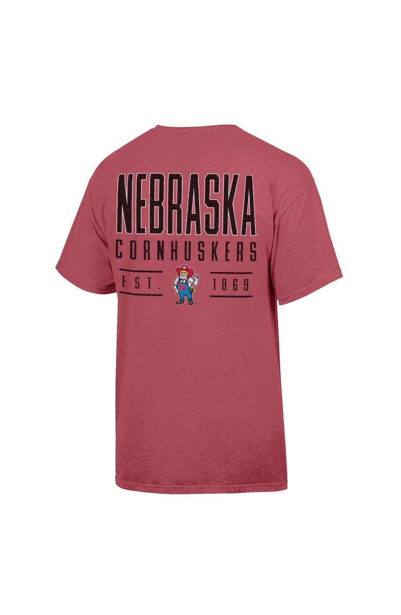 ComfortWash Men's ComfortWash Red Nebraska Huskers Big Name T-Shirt, Alternate, color, Red