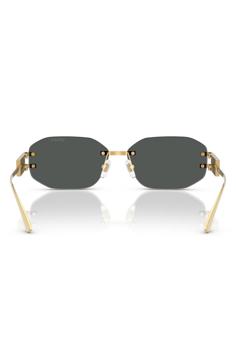 Versace 58mm Oval Sunglasses, Alternate, color,