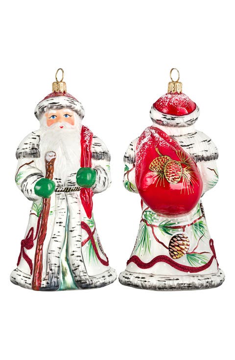 'Father Frost Birch Santa' Ornament