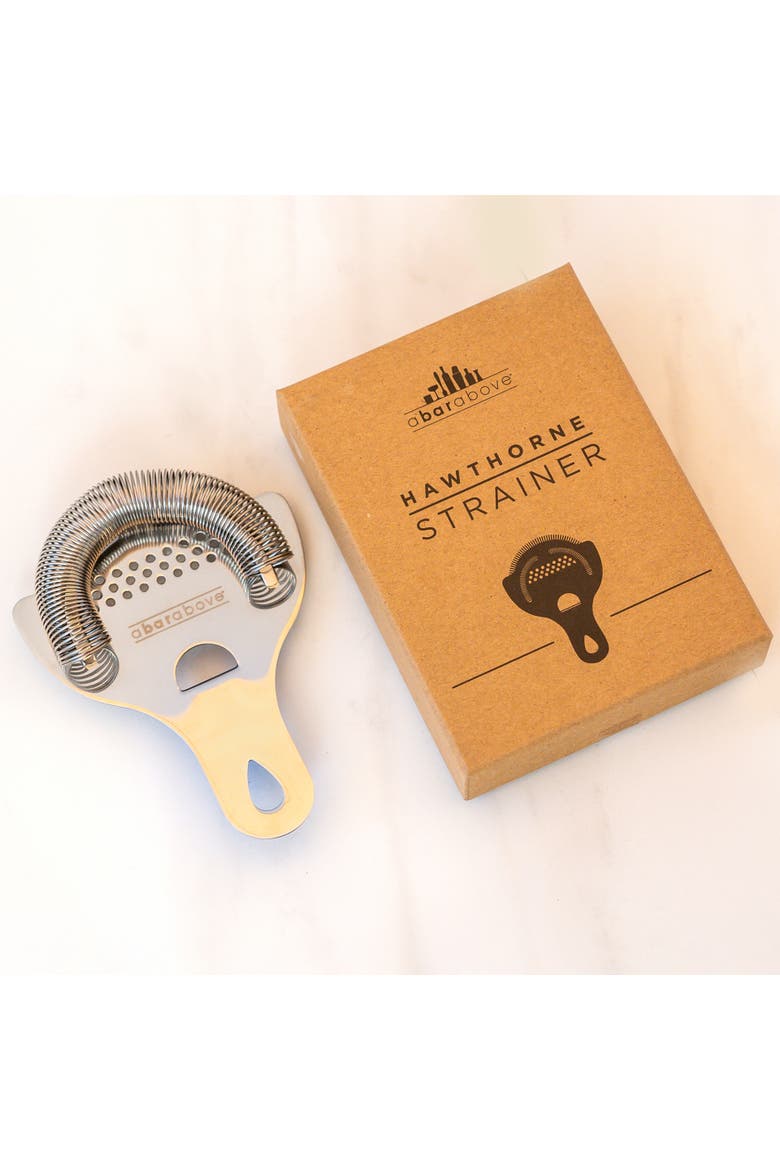 Hawthorne Cocktail Strainer, Alternate, color, Stainless Steel