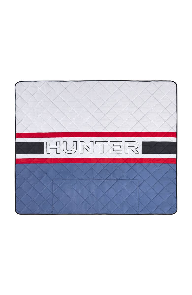 Hunter Outdoor Blanket, Main, color, Hunter Stripe
