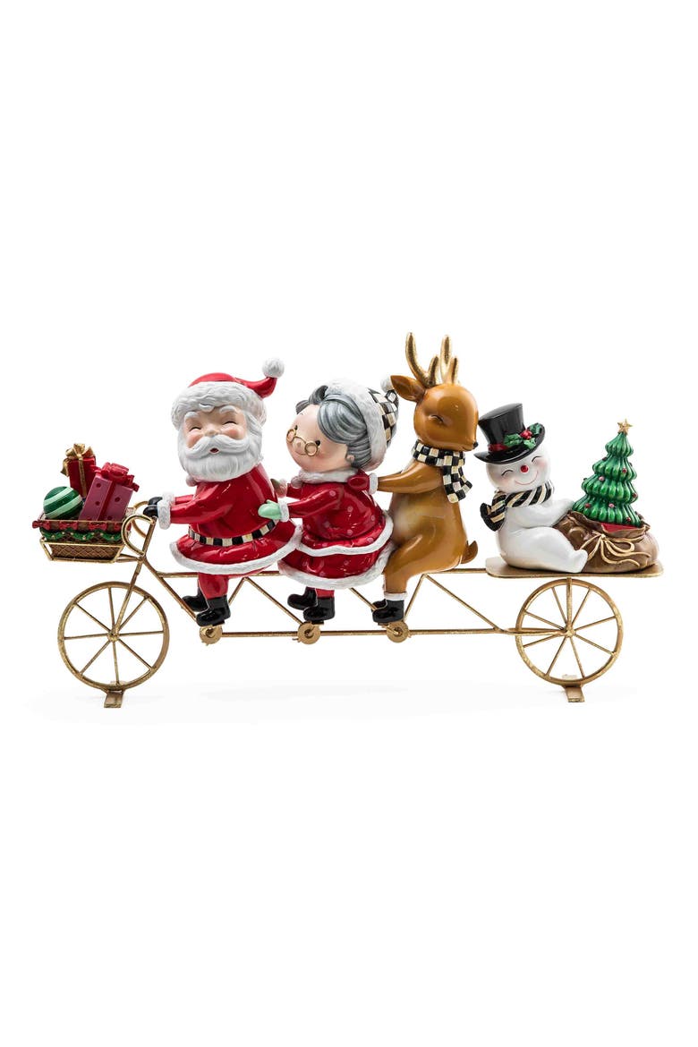 Granny Kitsch Christmas Santa and Company Decoration, Main, color, MULTI