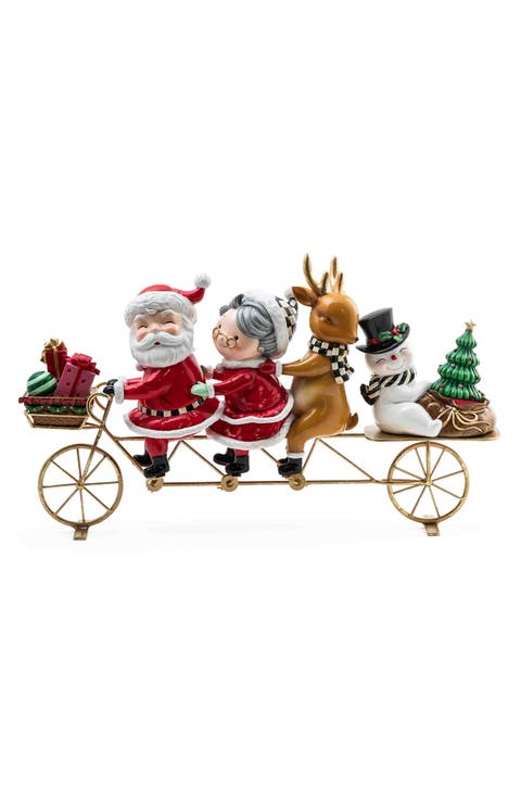 Granny Kitsch Christmas Santa and Company Decoration