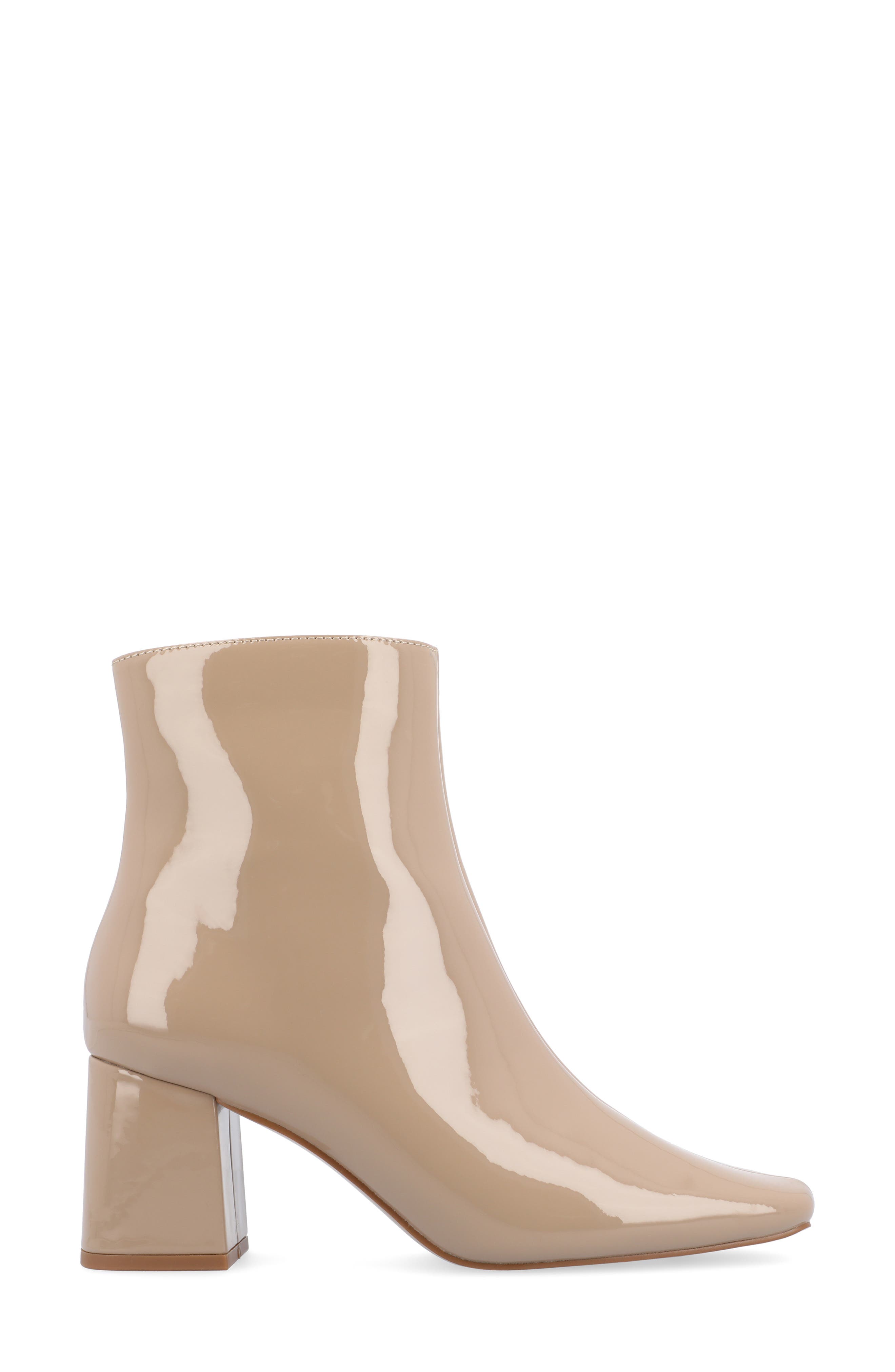 Haylinn Vegan Leather Bootie, Alternate, color, TAUPE PU