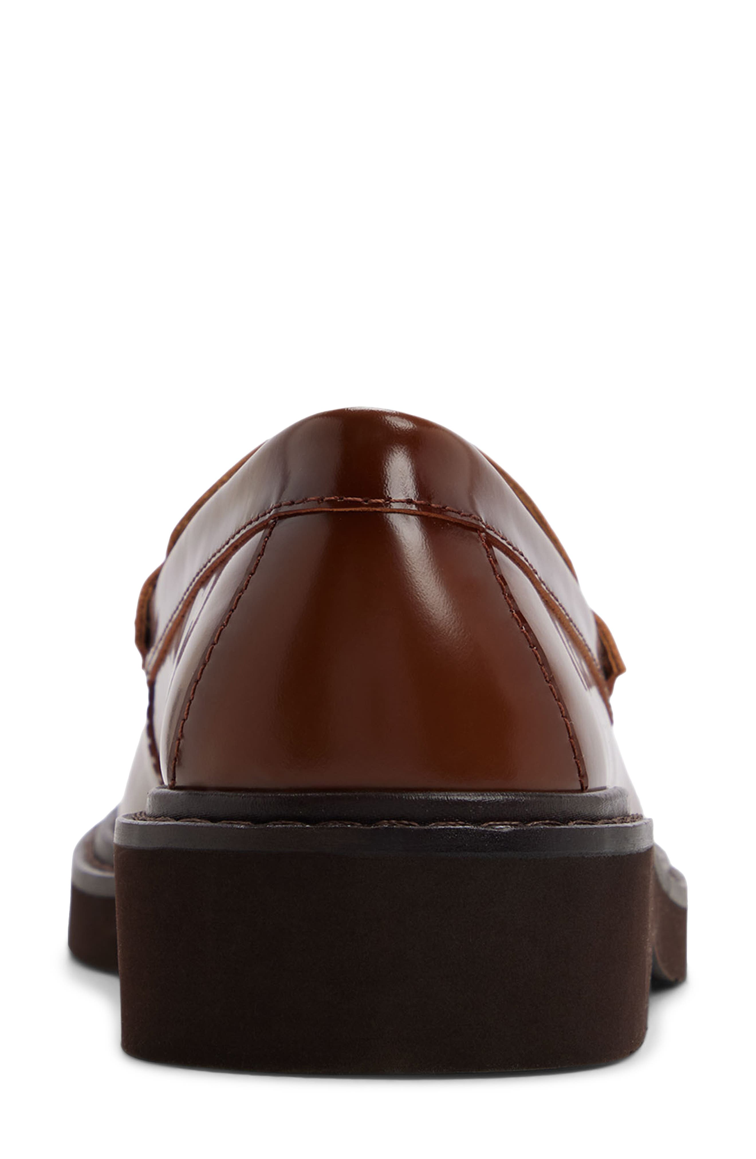 Margot Leather Tassel Loafer, Alternate, color, COGNAC