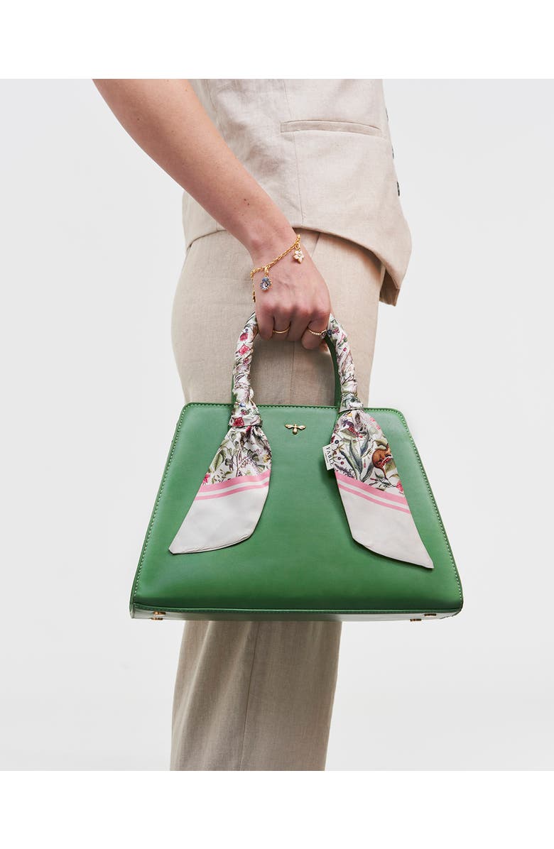 Fable England Garden Floral Structured Medium Tote Bag, Alternate, color, Light/Pastel Green