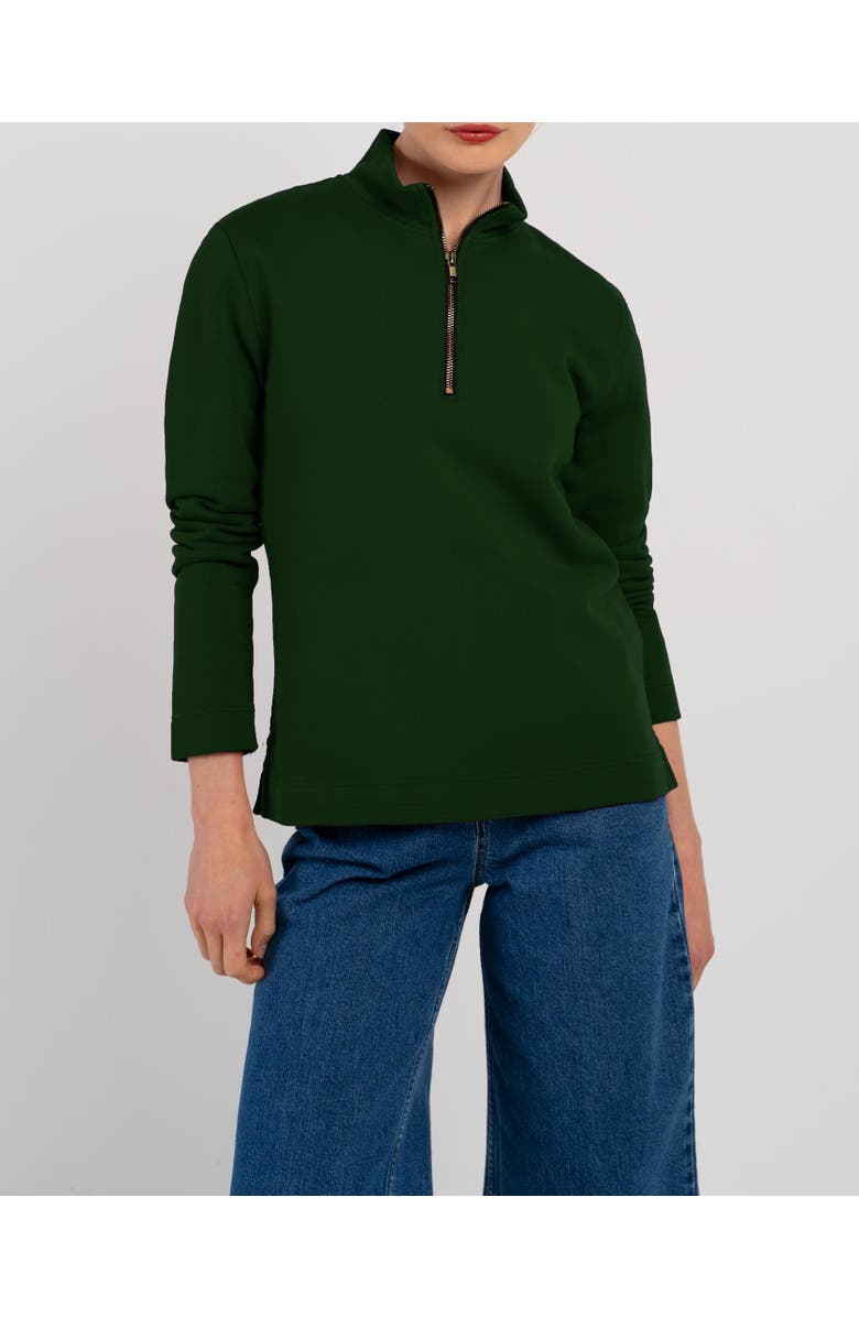 Kettlewell Robyn 1/4 Zip Sweatshirt, Alternate, color, Ivy Green