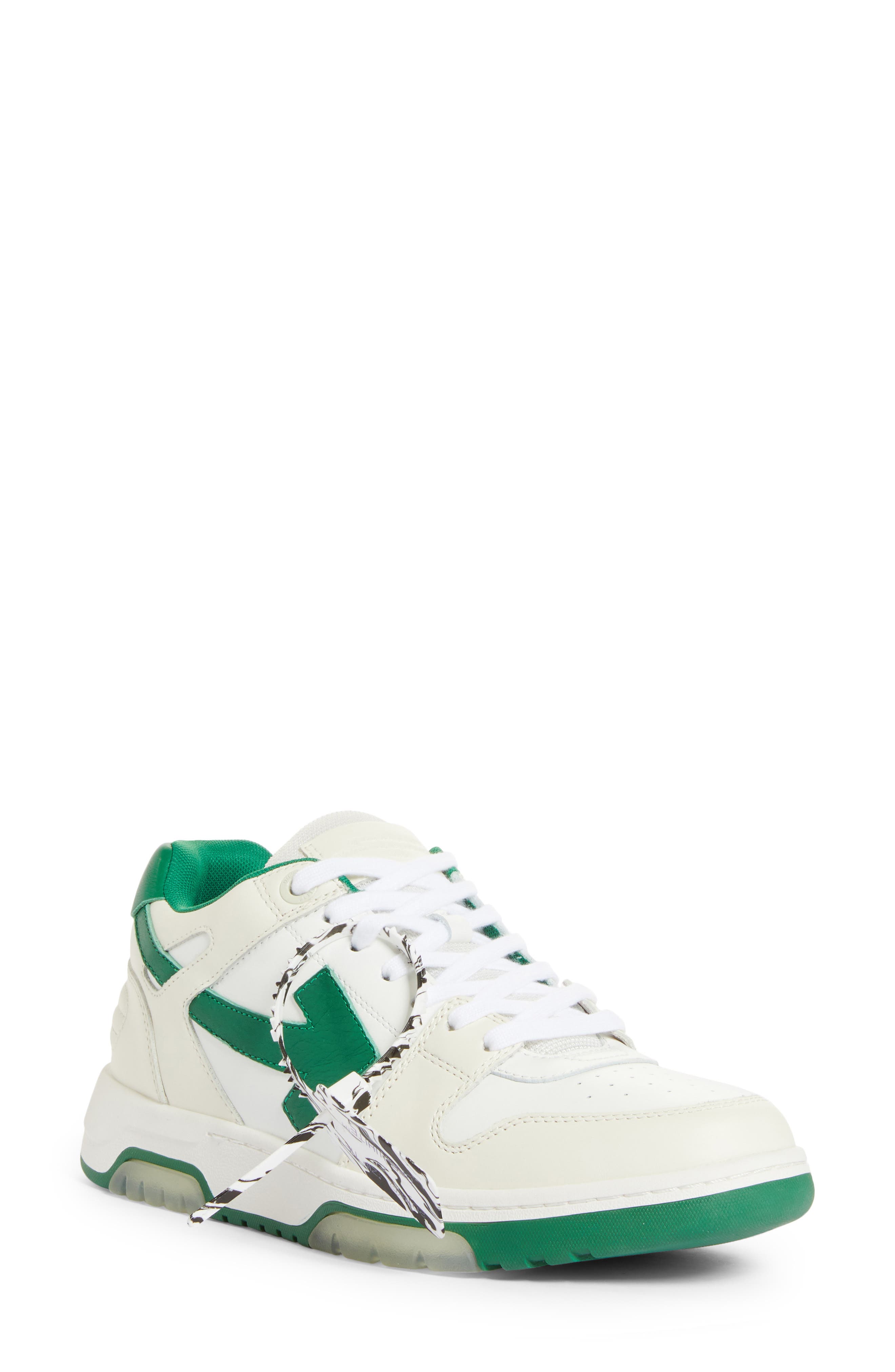 Off-White Out of Office OOO Low Top Sneaker, Main, color, White Green