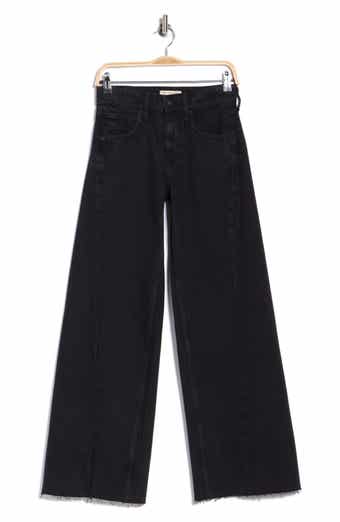 Alter Ego Raw Hem Twisted Wide Leg Jeans