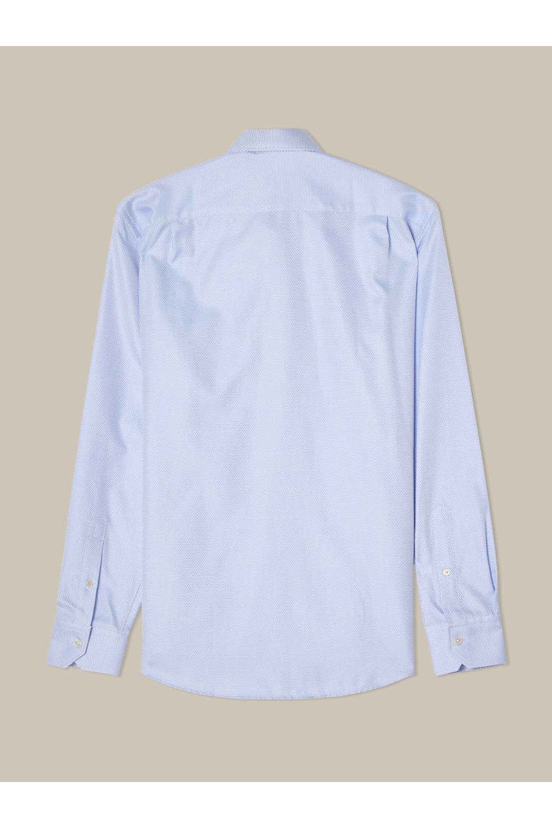 Reynolds Hopsack Contemporary Fit Shirt, Alternate, color, Blue