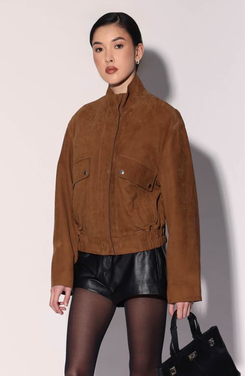 Maverick Jacket Nubuck Leather