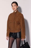 Walter Baker Maverick Jacket Nubuck Leather