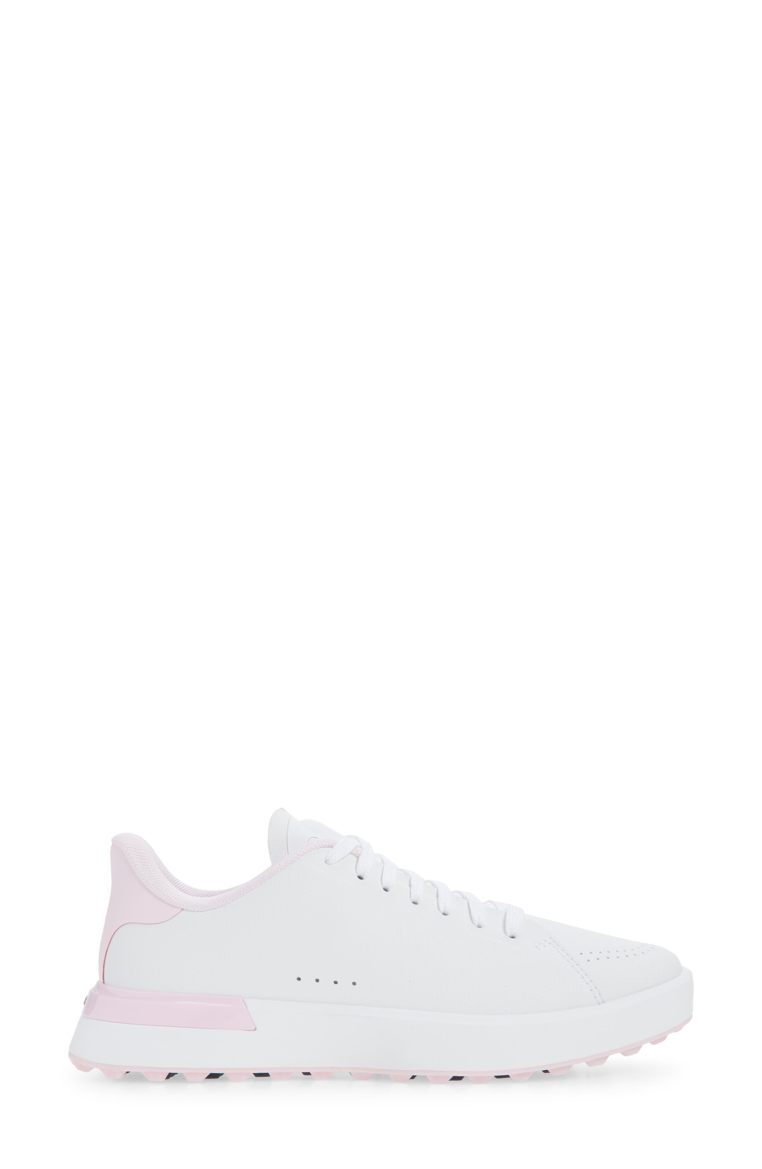 G/FORE G.112 Perforated Kiltie Golf Shoe, Alternate, color, Snow/ Blush