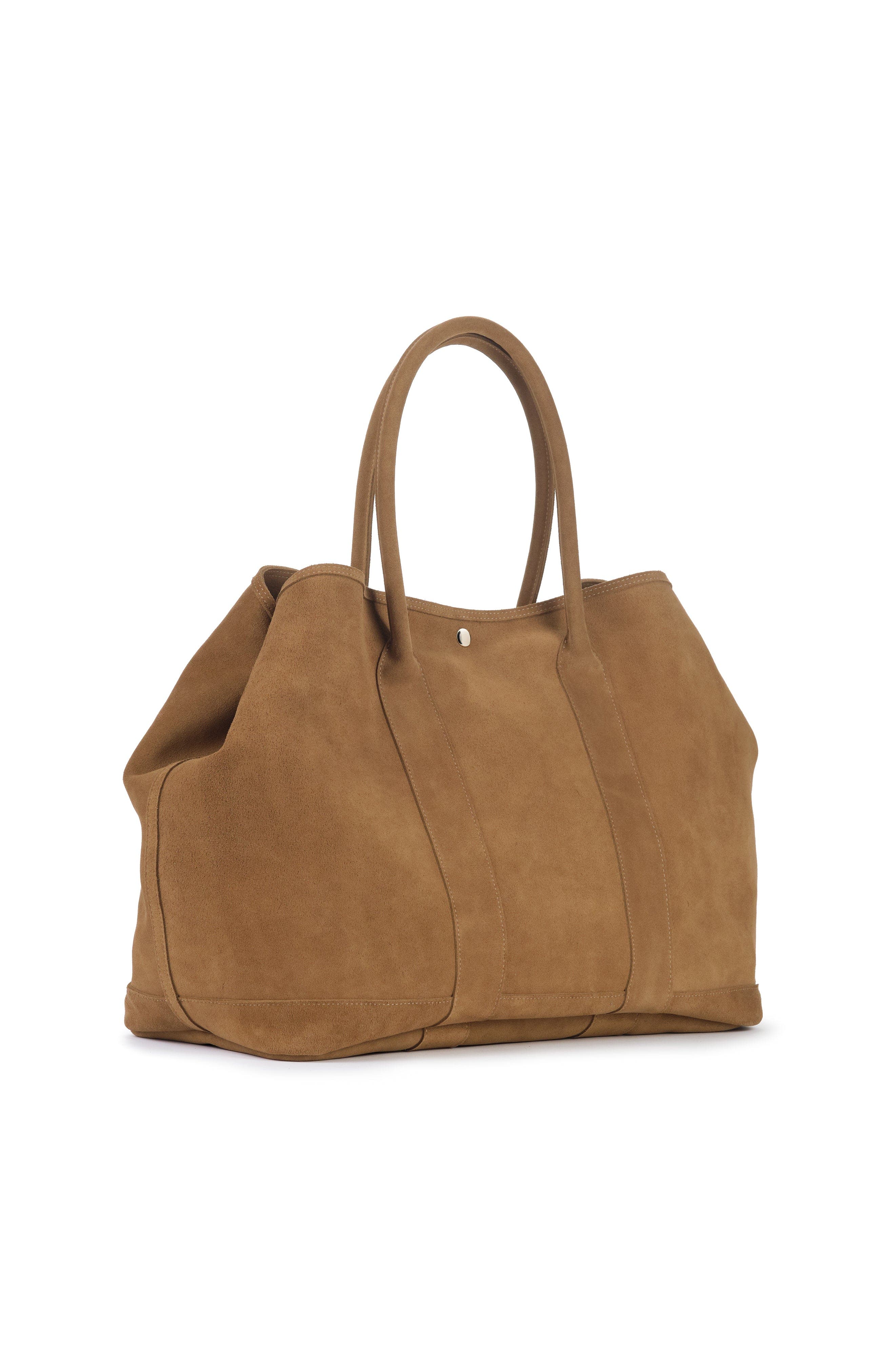 Ezra Arthur Audrey Nubuck Suede Leather XL Tote Bag, Alternate, color, Sand