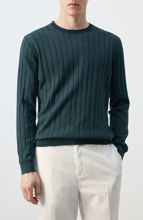 Rib Crewneck Sweater