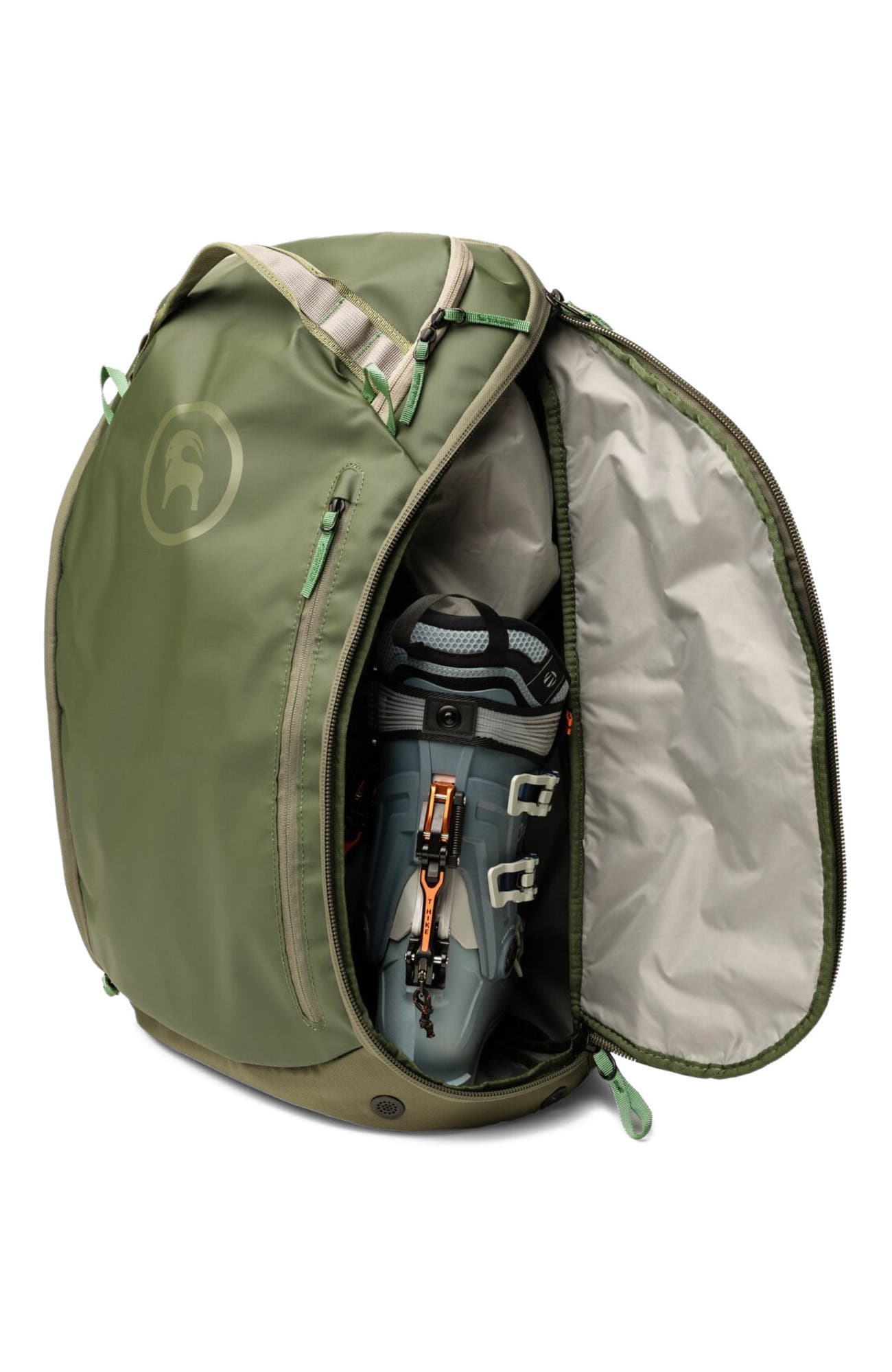 Bga Cottonwoods Ski & Snowboard Boot Bag G2, Alternate, color, Climbing Ivy/Kalamata