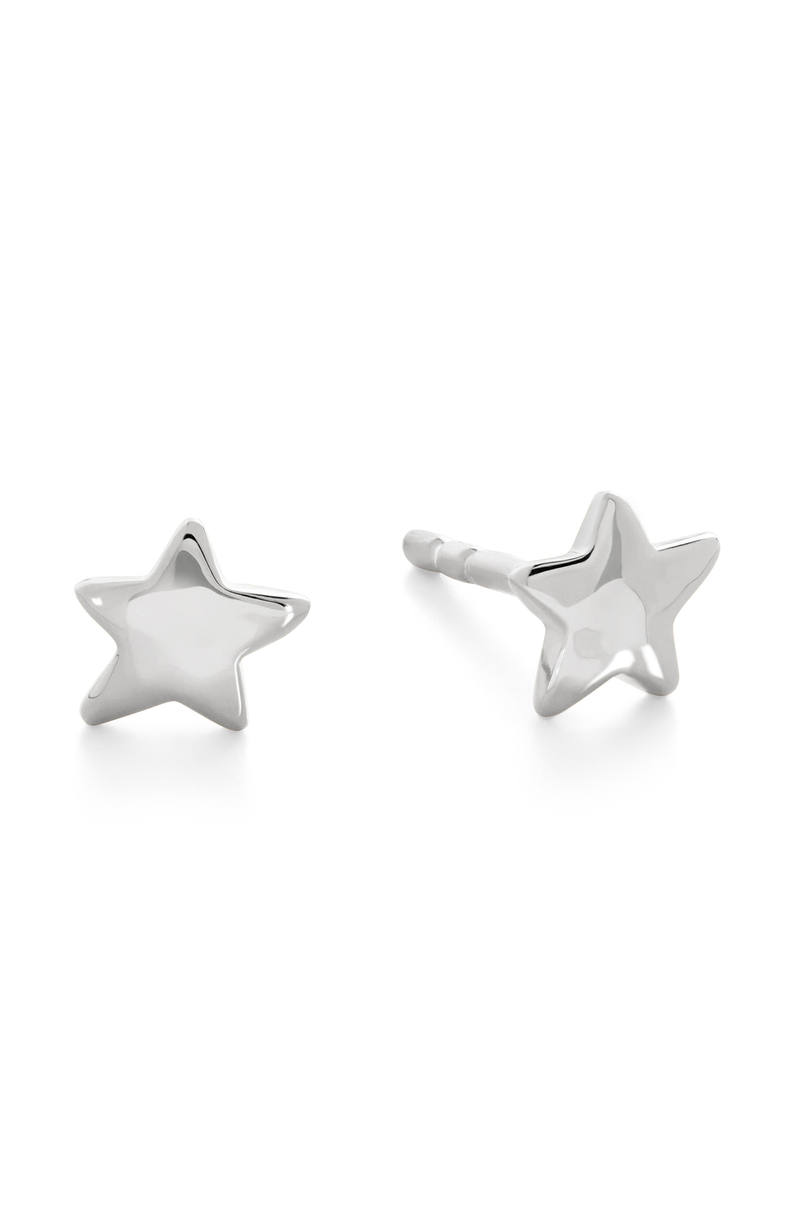 Monica Vinader Star Stud Earrings
