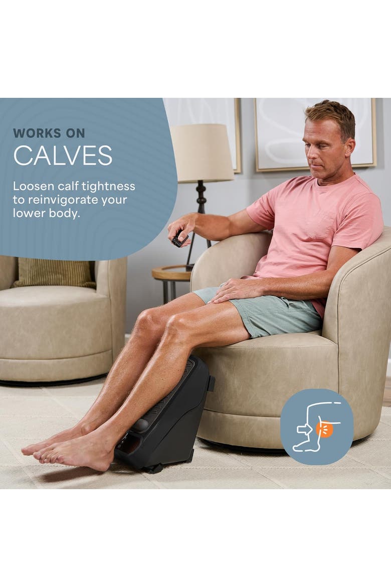 VibraCare Foot Massager for Neuropathy Relaxing Calf and Foot with Heat Option, Alternate, color, Pro with Heat