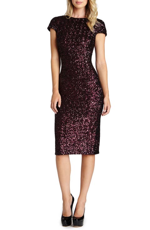 'Marcella' Open Back Sequin Body-Con Dress