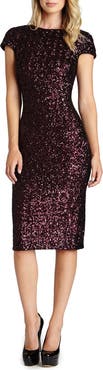 Dress the Population 'Marcella' Open Back Sequin Body-Con Dress