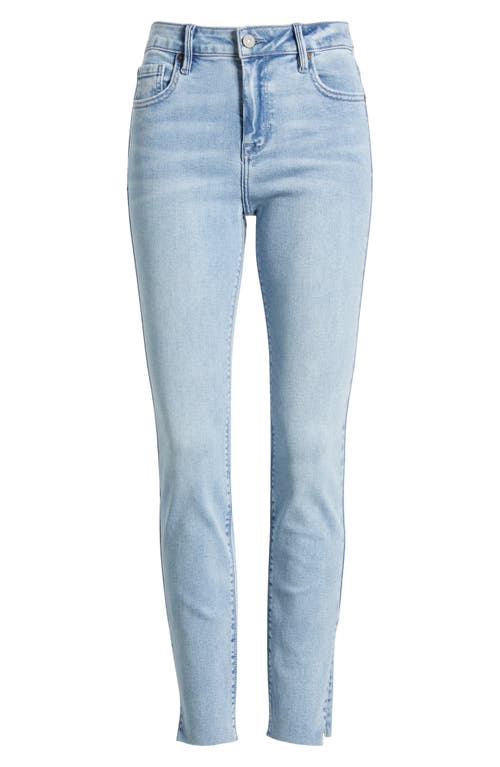 Shop Hidden Jeans Split Raw Hem Skinny Jeans