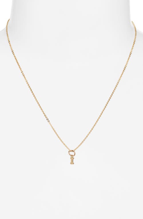 Nashelle Initial Pendant Necklace In Gold Fill - I