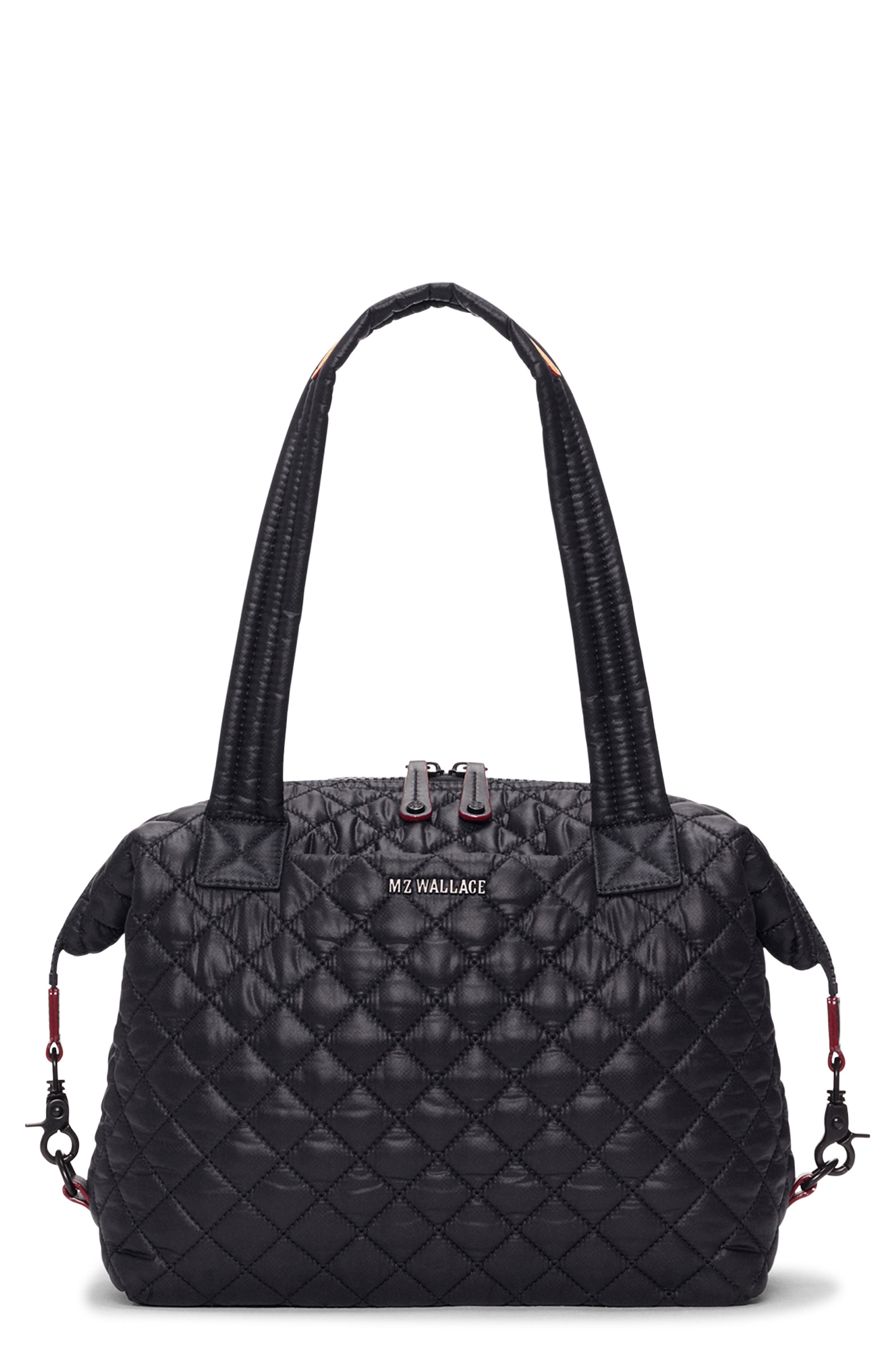 Metro Medium Sutton Deluxe Tote, Main, color, BLACK