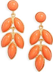 Kenneth Jay Lane Beaded Drop Earrings