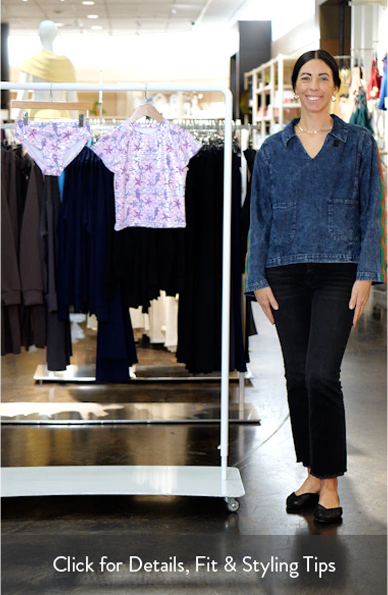 Kids' Short Sleeve Two-Piece Rashguard Swimsuit, sales video thumbnail