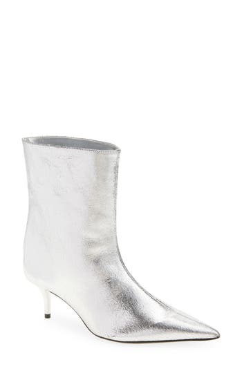 Schutz Frances Kitten Heel Bootie In Black