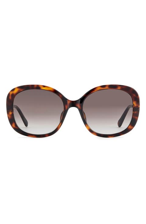 56m Gradient Oval Sunglasses