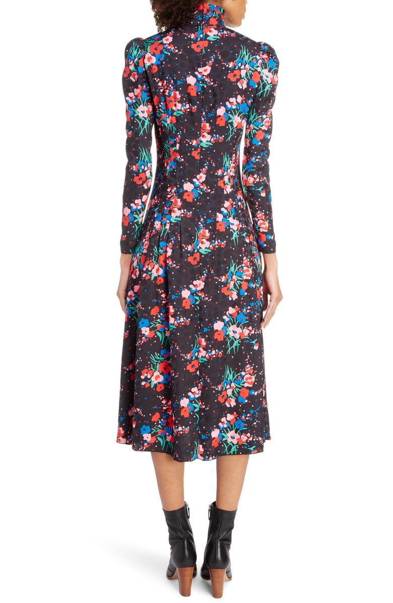 knee length dresses for ladies Marc Jacobs // Floral Midi Dress – VSP Consignment main image 1