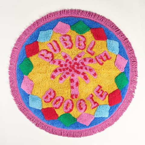 Punjab Buble 100% Cotton Bath Mat 27.5" Spa-Inspired