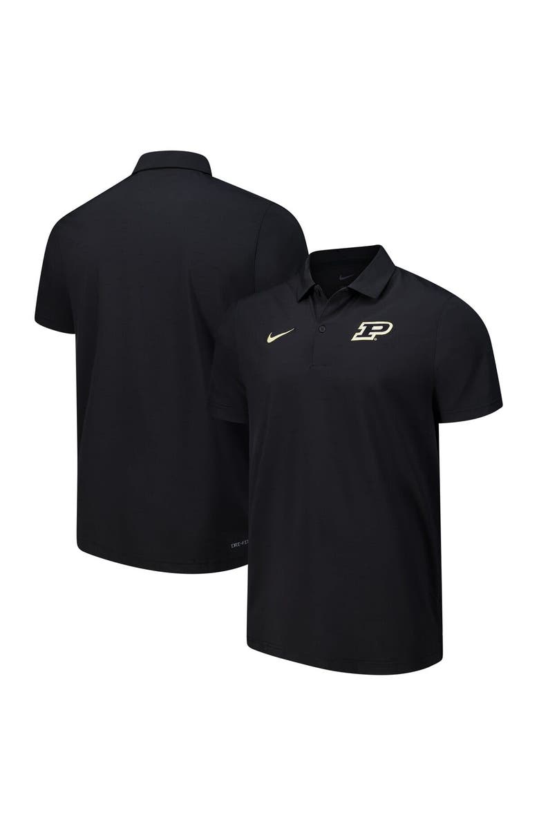 Nike Men's Nike Black Purdue Boilermakers Performance Polo, Main, color,