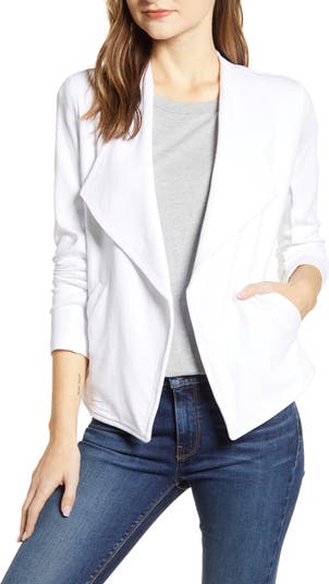 Blazer Jacket Caslon Knit Blazer Caslon® Drape Collar Knit Blazer