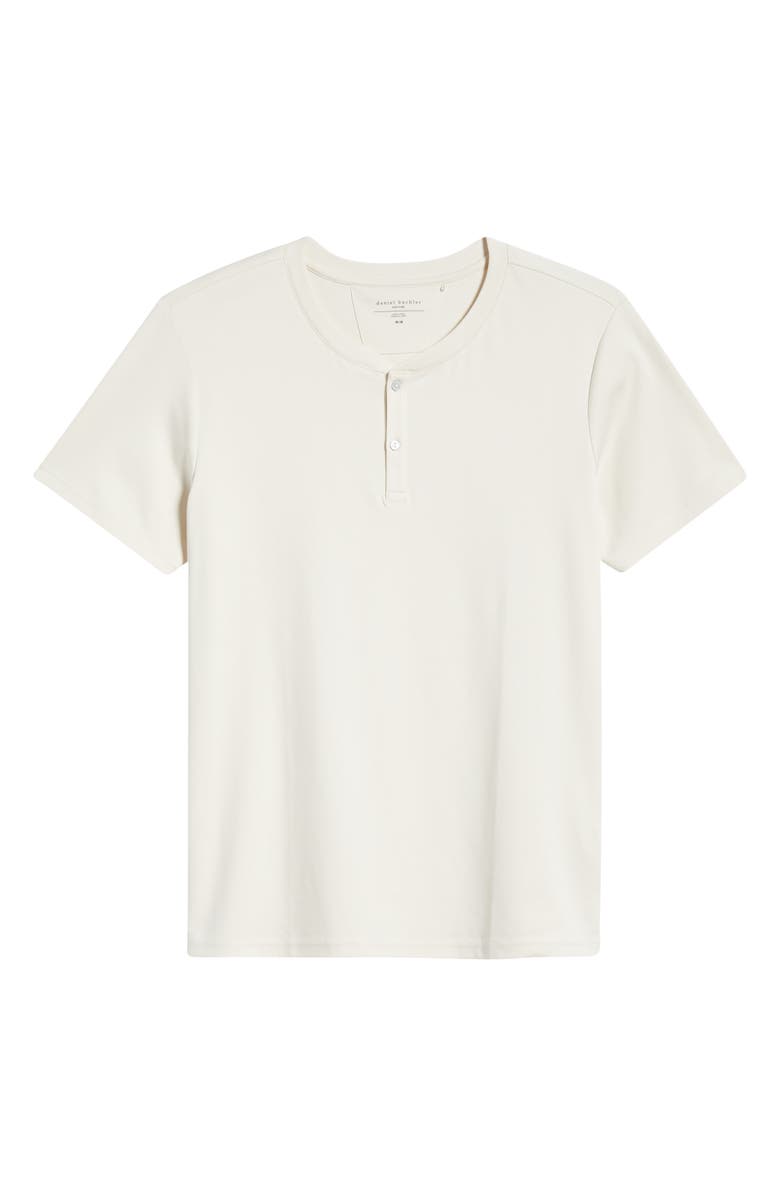 Daniel Buchler Stretch Cotton & Modal Blend Henly Pajama T-Shirt, Alternate, color, Oatmeal