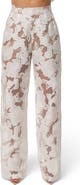 JLUXLABEL Floral Organza Pants
