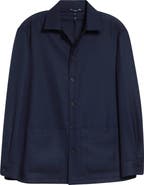 Thom Sweeney Wool Hopsack Overshirt