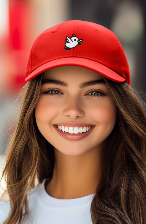 DALIX DALIX CHICKEN EMBROIDERED COTTON CAP