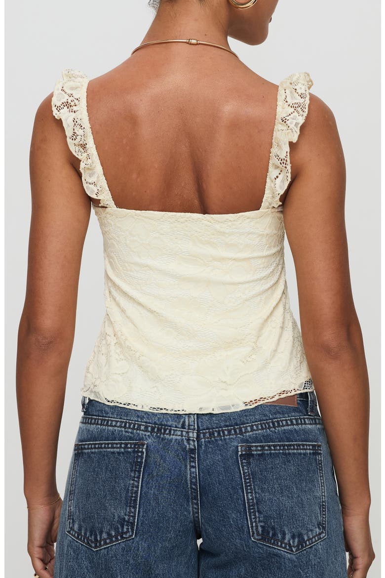 Madaline Lace Babydoll Tank, Alternate, color, CREAM