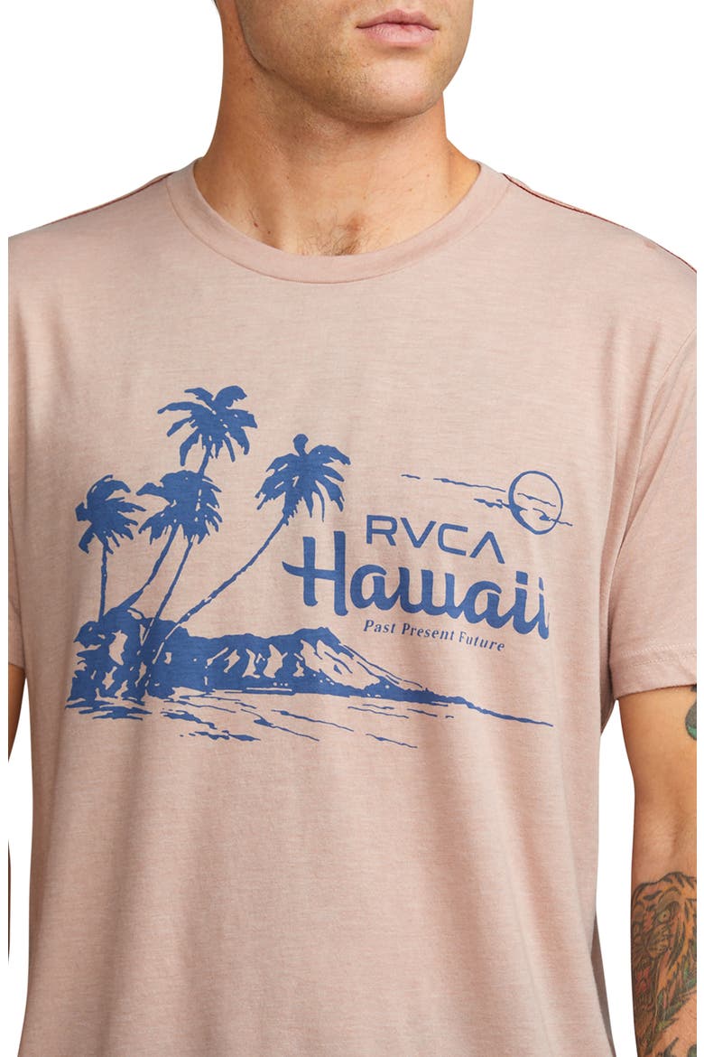 Luau Vistas Slim Fit Graphic T-Shirt, Alternate, color, PALE MAUVE
