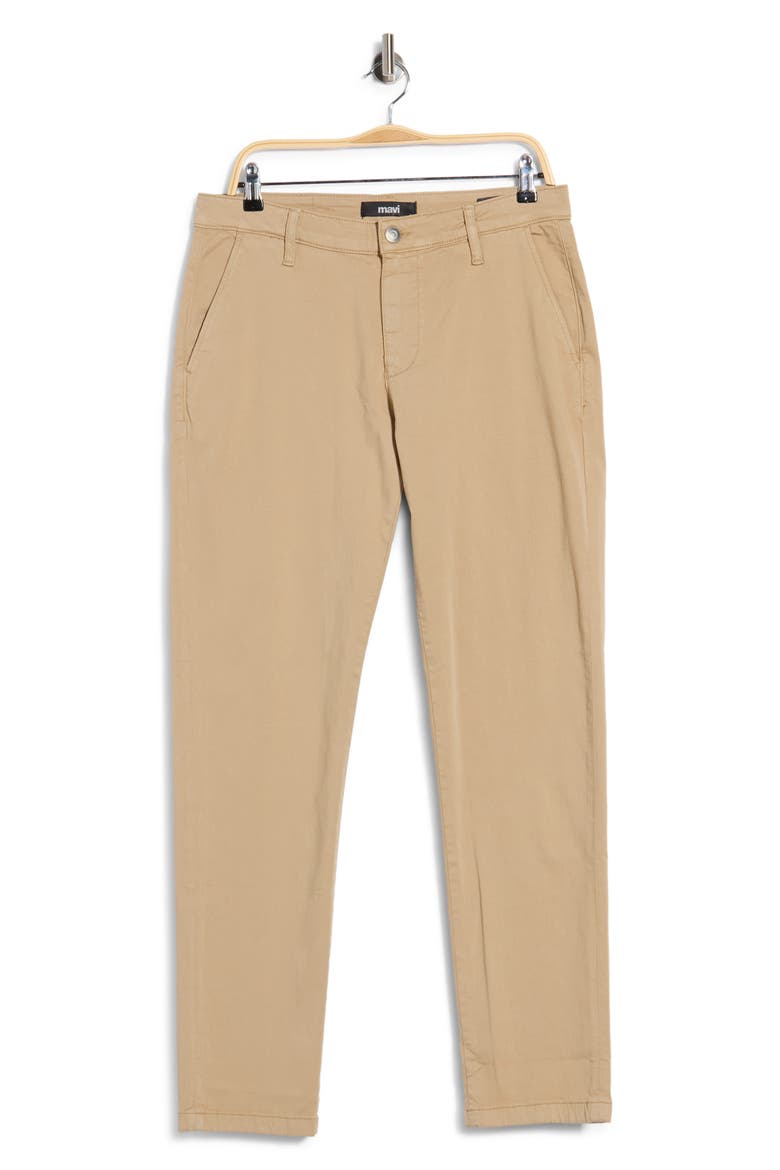 Jeff Slim Fit Twill Pants, Main, color, CASHEW TWILL