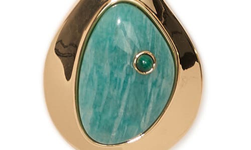 Lizzie Fortunato Pond Amazonite Pendant Necklace