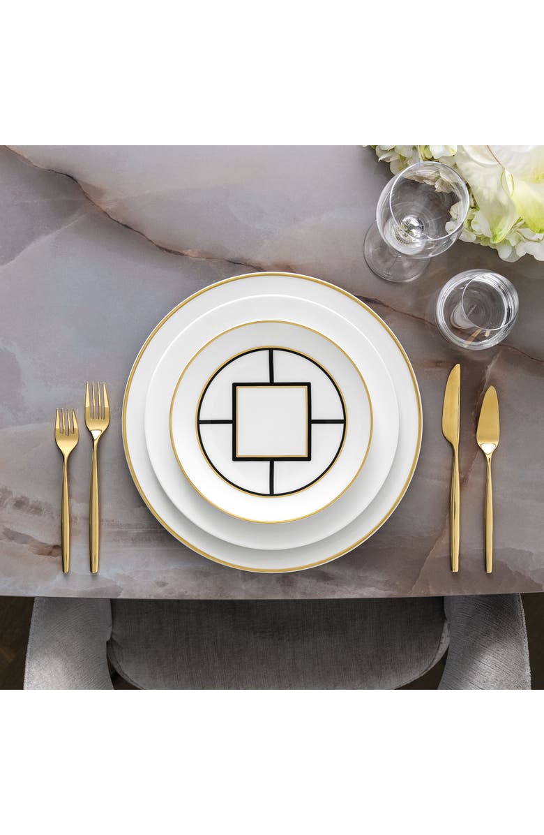 Villeroy & Boch MetroChic Salad Plate  White Rim, Alternate, color, White