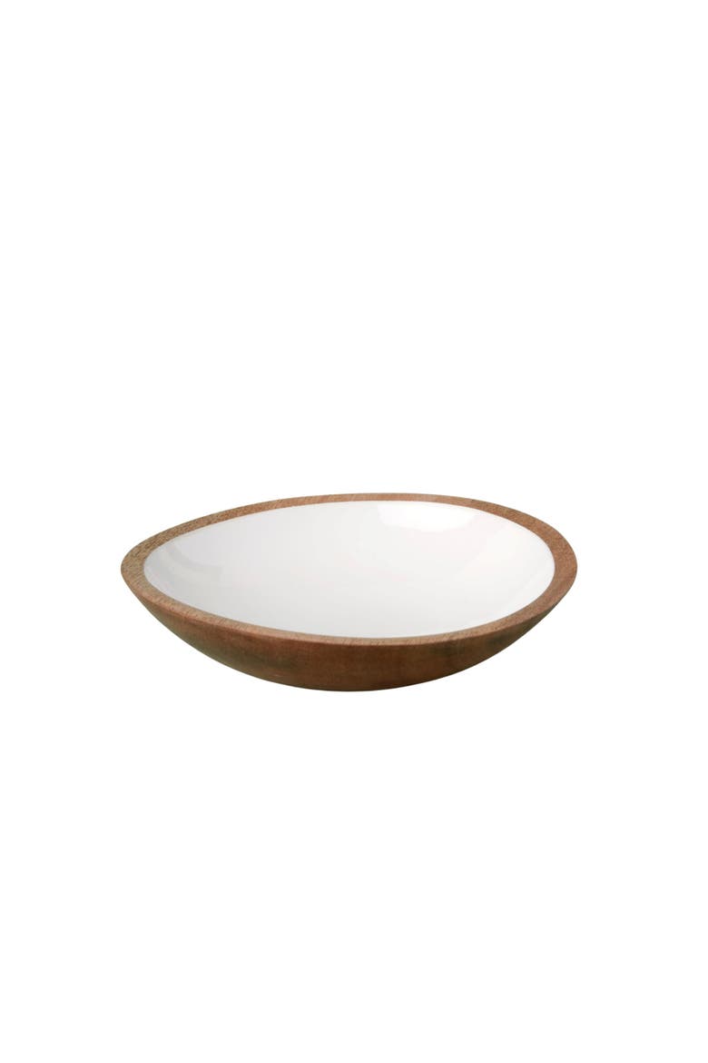 Madras Shallow Bowl, Alternate, color, Brown