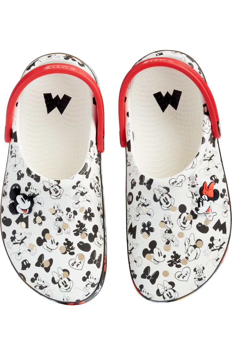 CROCS x Disney Gender Inclusive Mickey & Minnie Mouse Off Court Clog, Main, color,
