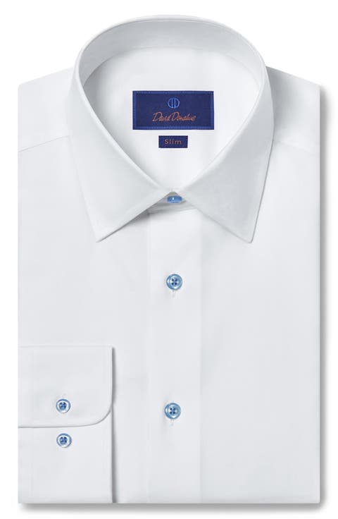 Slim Fit Cotton Dress Shirt